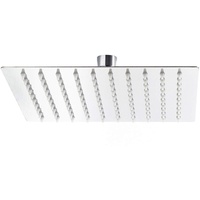 Wiltec Regendusche Duschkopf Quadratisch 40x40cm Edelstahl Kopfbrause Rainshower Brausekopf
