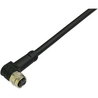 BKL Electronic 2700012 Sensor-/Aktor-Anschlussleitung M8 Kupplung, gewinkelt 2 m