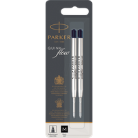Parker Quinkflow Großraummine G2 M schwarz, 2er-Pack (1950372)
