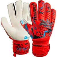 Reusch Attrakt Grip bright red/future blue, 8.5