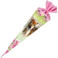 NESTLER Tradition in Emotion Schultüte Rehkitz 70,0 cm mehrfarbig