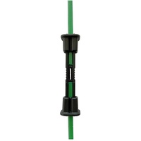 Kerbl 442005/101 AKO Litzclip Vertikalstrebenverbinder für Weidenetze, 100 Stück