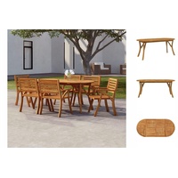 VidaXL Gartentisch 200x90x75 cm Massivholz Akazie