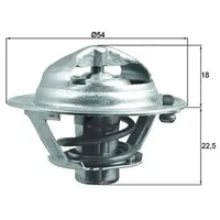 Mahle Thermostat Kühlmittel TX16685D]