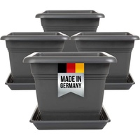 Centi 2friends 4er Set Pflanzkübel Groß Aussen, Blumentopf Gross