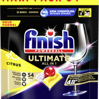 Finish Ultimate All in 1 Caps Citrus 54 St.