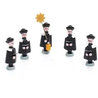 Sven Kempe Spielzeughandwerker Weihnachtsfiguren 5 Kurrendefiguren klein Höhe ca