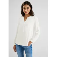 STREET ONE Damen Style Bamika Bluse, off white, 42