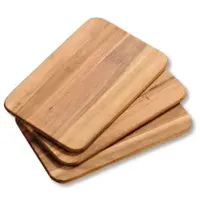 KESPER Frühstücksbrettchen, Akazienholz, 3-teiliges Set, 2140371, Braun