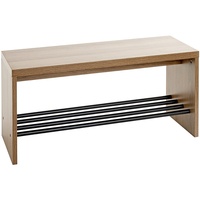 Haku-Möbel HAKU Schuhbank Parma Holzoptik Braun Eiche dunkel