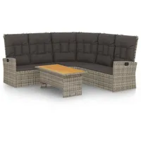 VidaXL Modell 4 Loungeset grau