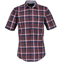 Lerros Kurzarmhemd "LERROS Kurzarmhemd *Poplin Check* Gr. 4XL, rot