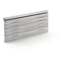 Naber 4041017 Lüftungsgitter H 130 mm PRESA/TOPMASTER edelstahlfbg. eloxiert