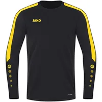 Jako Kinder Sweat Power schwarz/citro, 164