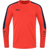Jako Herren Sweatshirt Power Flame/Marine, XXL