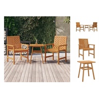 VidaXL 3-tlg. Garten-Lounge-Set Massivholz Akazie