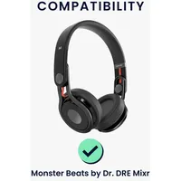 Kwmobile 2X Ohrpolster kompatibel mit Monster Beats by Dr.