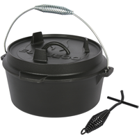 El Fuego Dutch Oven 5,6 l Gusseisen schwarz