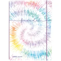 Herlitz Notizheft New Batik Freedom A4 kariert/liniert mehrfarbig