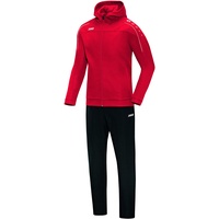 Jako Präsentationsanzug Classico mit Kapuze rot M
