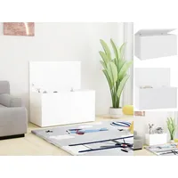 VidaXL Aufbewahrungstruhe Weiß 84x42x46 cm Holzwerkstoff