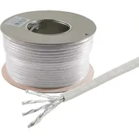 ShiverPeaks Kabel 250MHz,CAT6,PIMF,Patchkabel,PVC,100m Spule/Ring (S/FTP, CAT6, 100 m), Netzwerkkabel