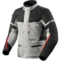 RevIt! Revit Outback 4 H2o Textiljacke wasserdicht - Hellgrau/Schwarz