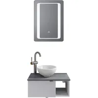 Pelipal Serie 6915 2-tlg. Weiß Glanz-Oxid Dunkelgrau