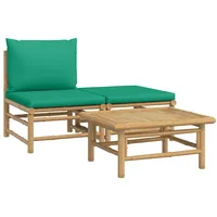 VidaXL Garten-Lounge-Set 3-tlg. grün