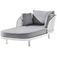 Sieger Samoa Daybed weiß-hellgrau