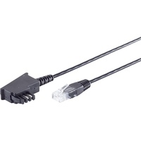 S/conn maximum connectivity TAE-F, RJ45 schwarz,