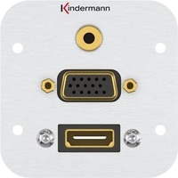 Kindermann 7441000586. Buchsen-Typ: HDMI + VGA + 3.5mm, Module