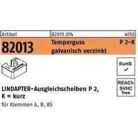 Lindapter St. P2 M 12 galvanisch verzinkt, kurz S
