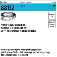 NORD-LOCK Scheiben geklebt A 4 NL 4 SPSS (4,4