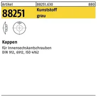 Industrial Quality Supplies RIBE-Käppi 4 M 5 Kunstoff grau