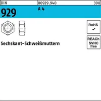 Hörger & Geßler Sechskantanschweißmutter DIN 929 M5 A 4
