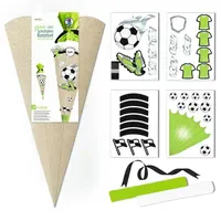 Ludwig Bähr Schultüten-Bastelset "Green Line - Fußball"