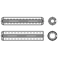 Industrial Quality Supplies ISO 13337 Spannstifte Federstahl 16 x