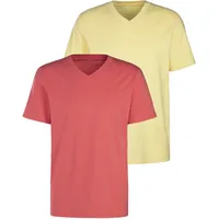 KangaROOS T-Shirt »Regular Fit, «, (2er-Pack), Freizeitshirt mit Kurzarm,