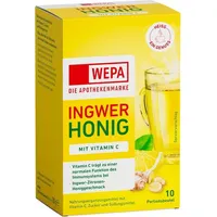 Wepa Ingwer+Honig+Vitamin C Pulver 10x10 g