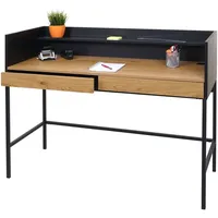 Mendler Schreibtisch HWC-J79, Bürotisch Computertisch Arbeitstisch, Schublade 120x50cm Holz