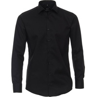 Venti Langarmhemd schwarz 41