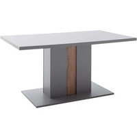 MCA Furniture Esstisch Arktisgrau Dekor - Wotan Eiche Dekor