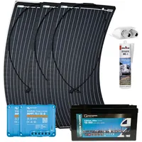 A-TroniX Solaranlage Wohnmobil 440W mit 150Ah Lithium Batterie und