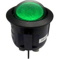 TRU Components 1587658 Wippschalter TC-R13-244B-02 B/G 220 V/AC 250