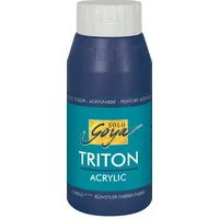 Kreul Acrylfarben 17025 Solo Goya Triton Acrylic, dunkelblau, 750ml