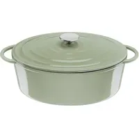 Tefal Lov Gusseisen ovaler Bräter 34 cm beige