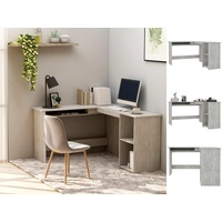 VidaXL Eckschreibtisch Betongrau