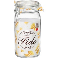 Bormioli Rocco Vorratsglas Fido (Set, 6 Stück, 1,5l Fassungsvermögen),