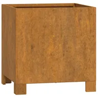 VidaXL Pflanzkübel mit Beinen Rostig 32x30x33 cm Cortenstahl
